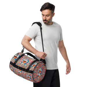 All-over print gym bag